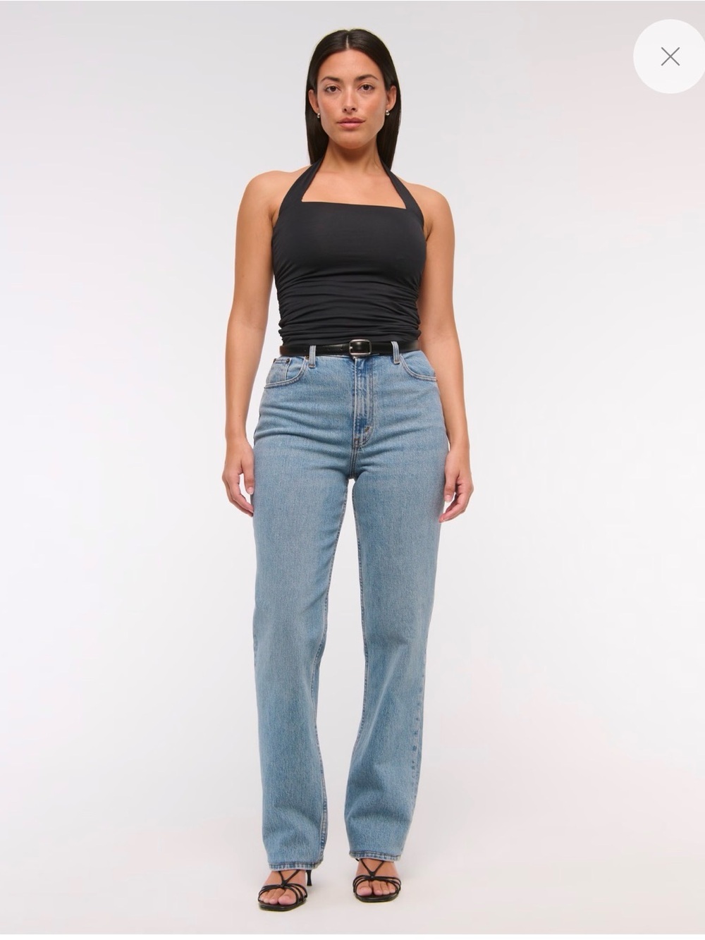 Curve Love 90s Straight Ultra High Rise Jeans